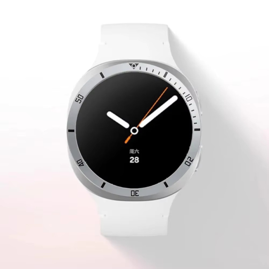 CAOWTAN Edelstahl Lünettenring Schutzhülle für Samsung Galaxy Watch 8 44 mm und 40 mm in Silber - Bild 4
