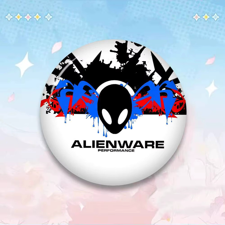 Alienware Anstecknadeln, Bunt, Cartoon - Bild 3