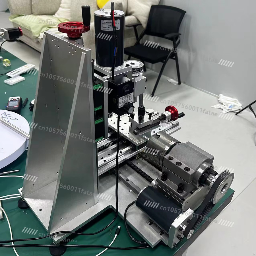 DIY-Dreh-, Fräs- und Bohrmaschine als Tisch-Haushaltsdrehmaschine in Silber - Bild 4