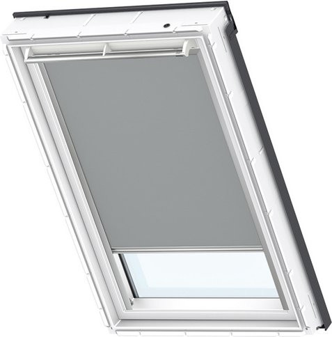 Velux Verdunkelungsrollo aus Polyester in Grau und Silber - Bild 1