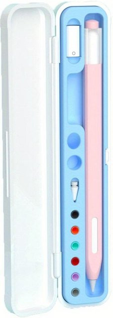 Tragbare Aufbewahrungsbox für Apple Pencil 1. und 2. Generation, Stifthalter und Schutzhülle in Multicolour - Bild 1
