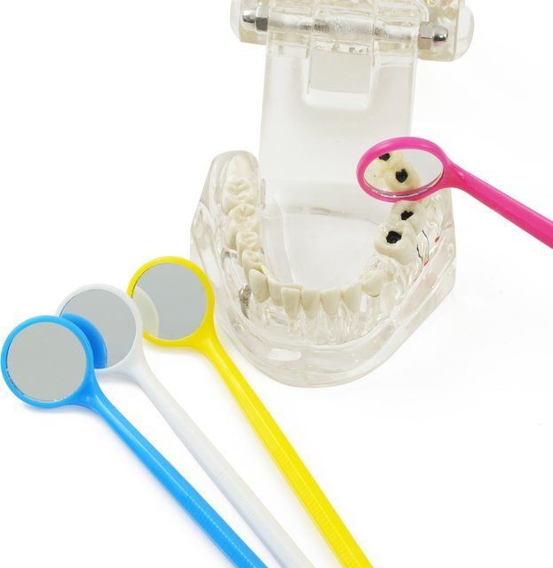 Well CK Dental Mundspiegel Einweg, 10 Stück, Kunststoff - Bild 1