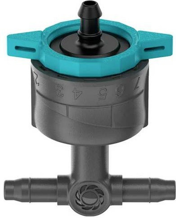 Gardena Micro-Drip System Reihentropfer 4,6mm in Anthrazit mit selbstreinigender Labyrinth-Technik und Easy & Flexible Verbindungstechnik
