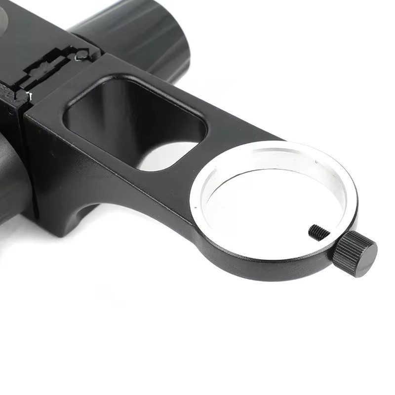 Eakins Mikroskop Arm Halterung mit 50mm Fokus-Einstellung und Getriebe für 25mm oder 32mm Durchmesser, Schwarz - Bild 4