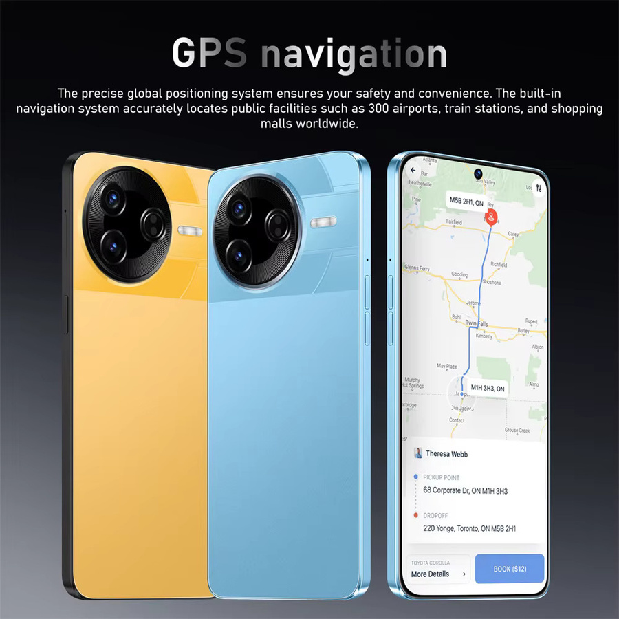 F7 Ultra Smartphone Globale Version mit Android 15, 5G, 7,3 Zoll Display, 7800 mAh Akku, Dual SIM, Blau - Bild 5