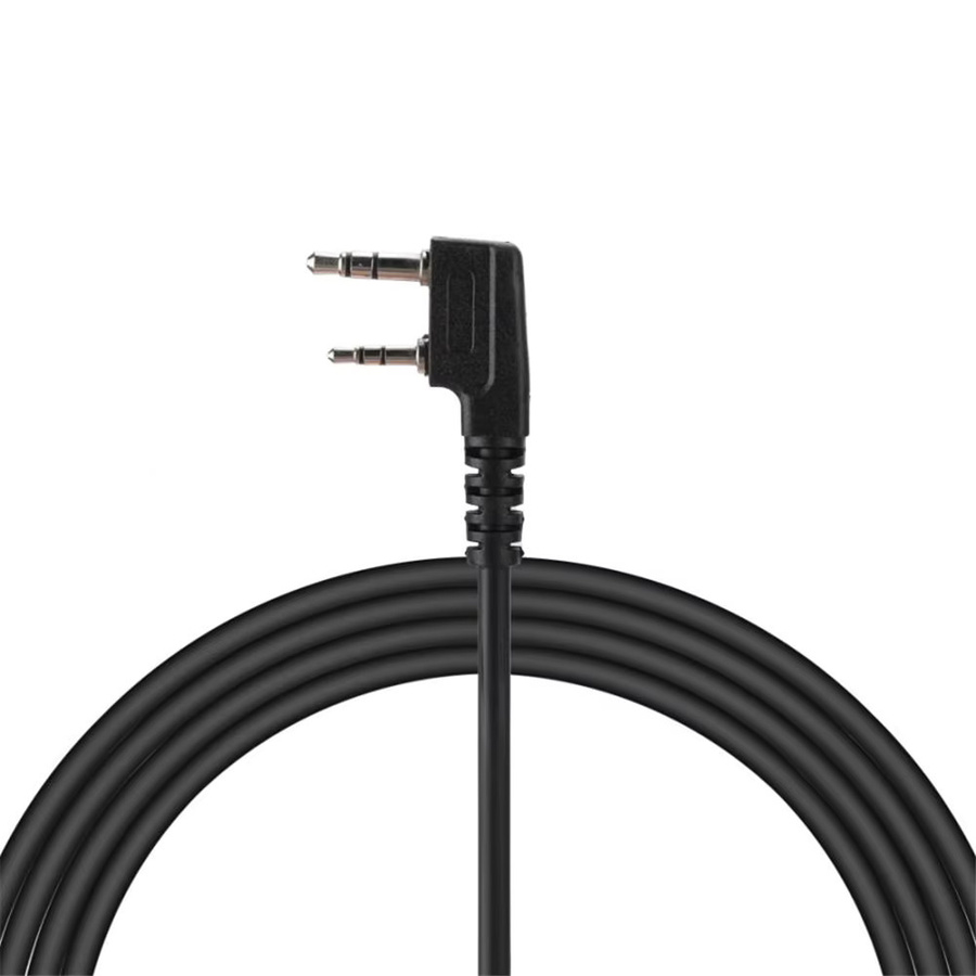 2-poliges Lautsprechermikrofon für Baofeng UV5R und Kenwood TK-240 in Schwarz - Bild 3