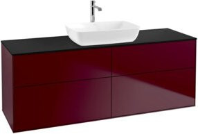 V&B Waschtischunterschrank Finion in Peony Matt mit Abdeckplatte, Breite: 160 cm, Tiefe: 50,1 cm - Bild 1
