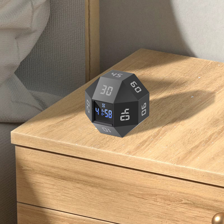 Willstar Cube Timer mit LED Display und Schwerkraftsensor in Schwarz - Bild 6