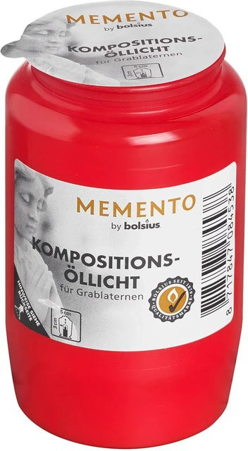 Bolsius Kompositions-Öllichter Nr. 3 in Rot - Bild 1