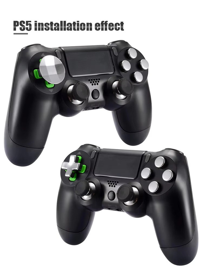 DATA FROG Magnetische Metall-Kugelknöpfe für PS5-Controller, höhenverstellbare D-Pads Ersatzteile und Zubehör - Bild 2