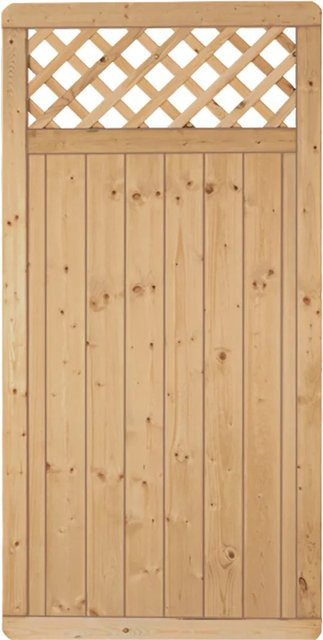 T & J Sichtschutzzaun Classic-Serie Senkrecht Ranki aus imprägniertem Kiefern- und Fichtenholz, blickdicht, B/H: 90 x 180 cm - Bild 1