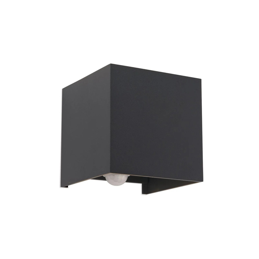 Orion Leuchten LED Außen Wandleuchte mit Bewegungssensor in Anthrazit, Up-Down Licht, 3000K Warmweiß, 700lm, 13W, B/H: 10 x 10 cm - Bild 2