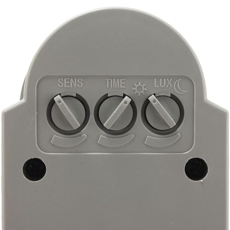 WeeTisa LED-Bewegungsmelder mit Infrarot-PIR-Sensor für den Außenbereich, Schwarz, 12 V mit Timer und Wandmontage - Bild 4