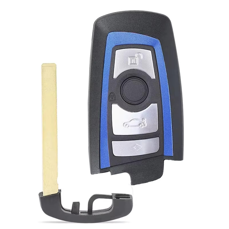 KEYECU Fernbedienungsschlüssel für BMW F3 5 7 Serie X5 X6 F20 F22 F30 CAS4 CAS4+ FEM, ID49 PCF7945, 315/434/868MHz, Farben: Blau und Schwarz - Bild 3