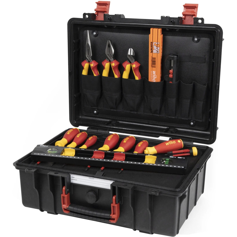 Wiha Werkzeug-Set Basic Set L electric in Rot - Bild 1
