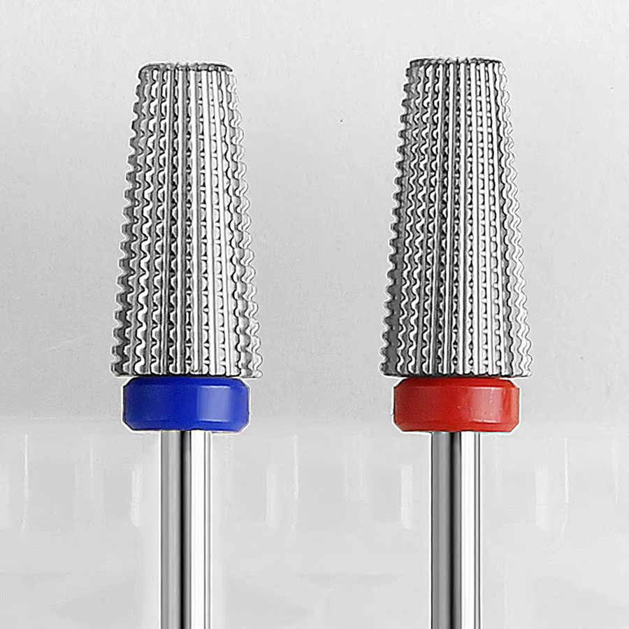 5 in 1 Wolfram Nagel Bohrer Bits, Hartmetall Fräser für Maniküre - Bild 3