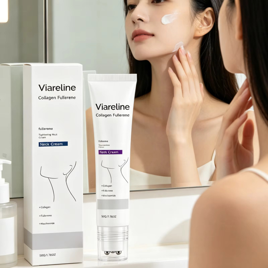 Viareline Halscreme, Feuchtigkeitsspendend, Anti-Aging - Bild 4