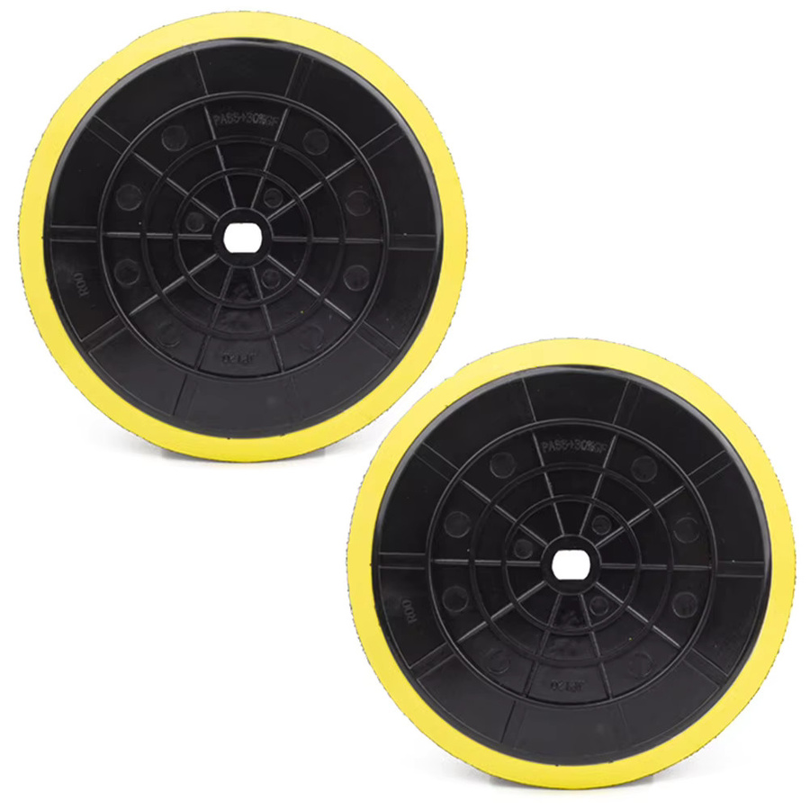 DAZZLEEX 2er-Pack Polierpads und Trägerplatten für kabellose Poliermaschinen zur Autopflege und Kratzerreparatur, 5 und 6 Zoll - Bild 2