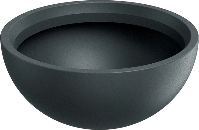 Prosperplast Blumentopf Molio Bowl Schale in Graphit Durchmesser: 60 cm, Höhe: 25 cm - Bild 1