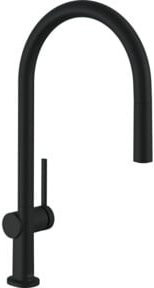 Hansgrohe Spültisch-Einhebelmischer Talis M54 in Mattschwarz mit Ausziehauslauf und 1jet - Bild 1