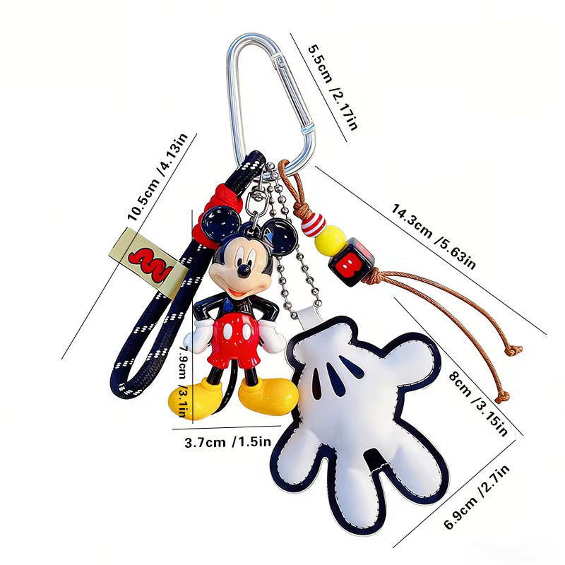 Disney Mickey Maus Schlüsselanhänger, gewebtes Band, Unisex - Bild 3