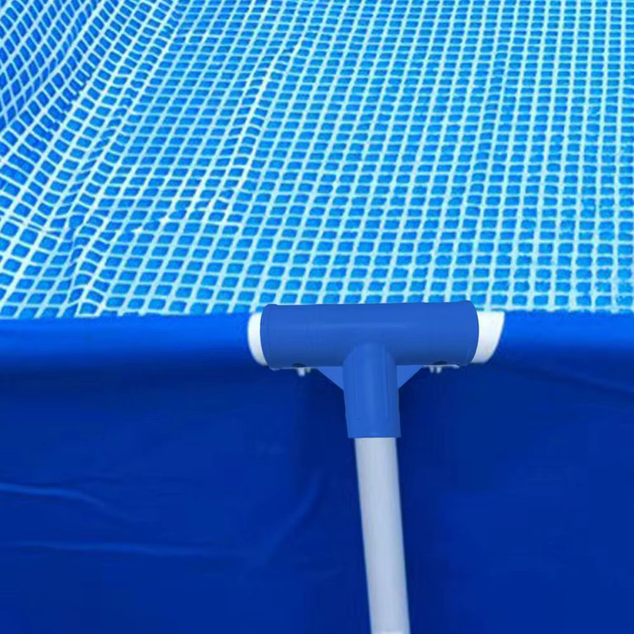 Intex Pool-Schlauchadapter Dreiwege-T-Stück aus Kunststoff, Weiß/Blau, Durchmesser: 38 mm - Bild 2