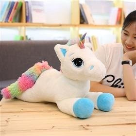 Yiran Health & Beauty Regenbogen Einhorn Plüschtier, 60cm, Bunt / Mehrfarbig - Bild 1