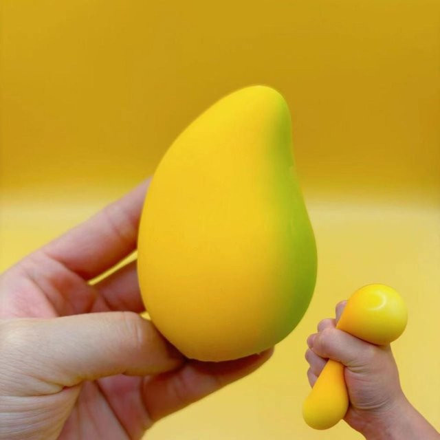 Mango Squishy Ball, Stressabbau Spielzeug, Super Langsame Rückprall Dekompression Fidget Butter Spielzeug - Bild 1