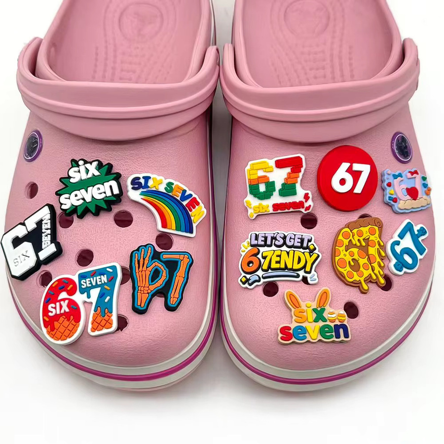 Potdemiel Schuh-Charms-Set, 12-teilig, passend für Clog-Sandalen - Bild 2