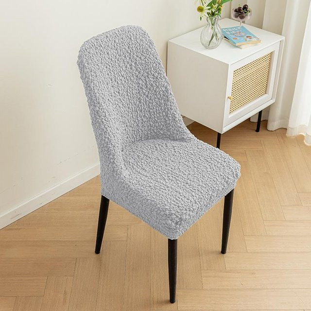 Rutschfester und elastischer Sitzbezug für Esszimmerstühle von Yiran Furniture in Grau, Durchmesser: 46 cm - Bild 1