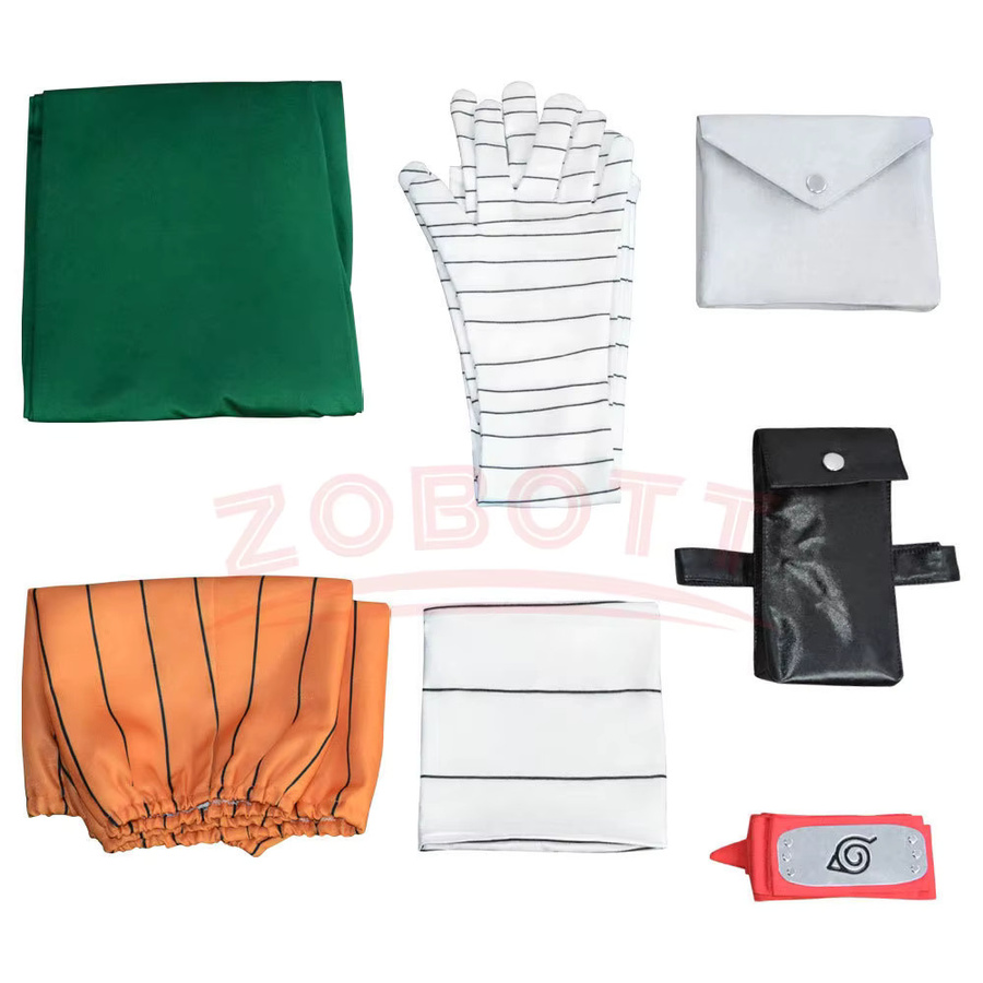 ZOBOTT Naruto Rock Lee Cosplay Kostüm, Set, Plüsch / Textil - Bild 3
