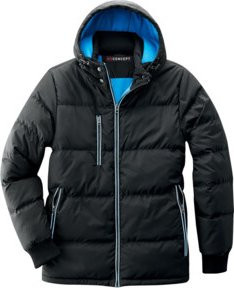 Thermojacke Bryan von Industrial Quality Supplies in Schwarz/Blau, Größe L, aus 100% Nylon und Polyester - Bild 1
