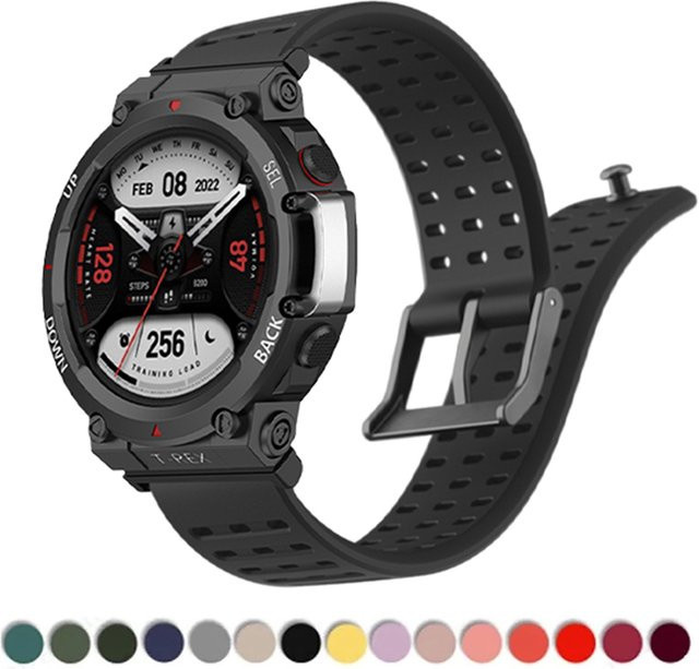 FancyWrist Uhrenarmband Silikon, Schwarz - Bild 1
