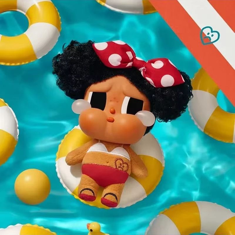 POP MART CRYBABY Urlaubsmodus On Series Vinyl Mystery Box Blind Box Sammlerfigur für Desktop und Home Decor - Bild 1