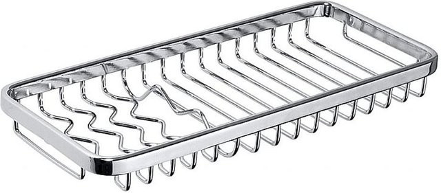 Brillantbad BYTRO Seifenkorb aus Messing in Chrom poliert, Wandmontage, B/H/T: 13,0 x 30,0 x 3,0 cm - Bild 1