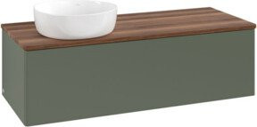 V&B Waschtischunterschrank Antao mit Beleuchtung, Farbe Grün, B/T/H: 120 x 50 x 36 cm - Bild 1