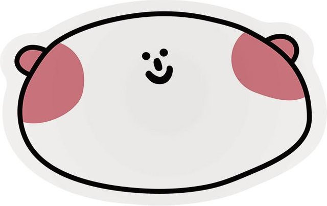 Rutschfeste Kieselgur Fußmatte mit Cartoon Tier Motiv von Yiran Furniture, Farbe: Weiß, B/T: 80 x 50 cm - Bild 1
