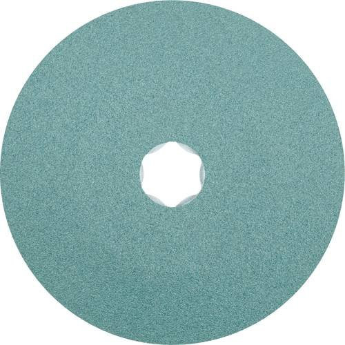 PFERD COMBICLICK Zirkon Fiberscheibe Durchmesser: 125 mm, Farbe: Türkis, für Metall - Bild 1