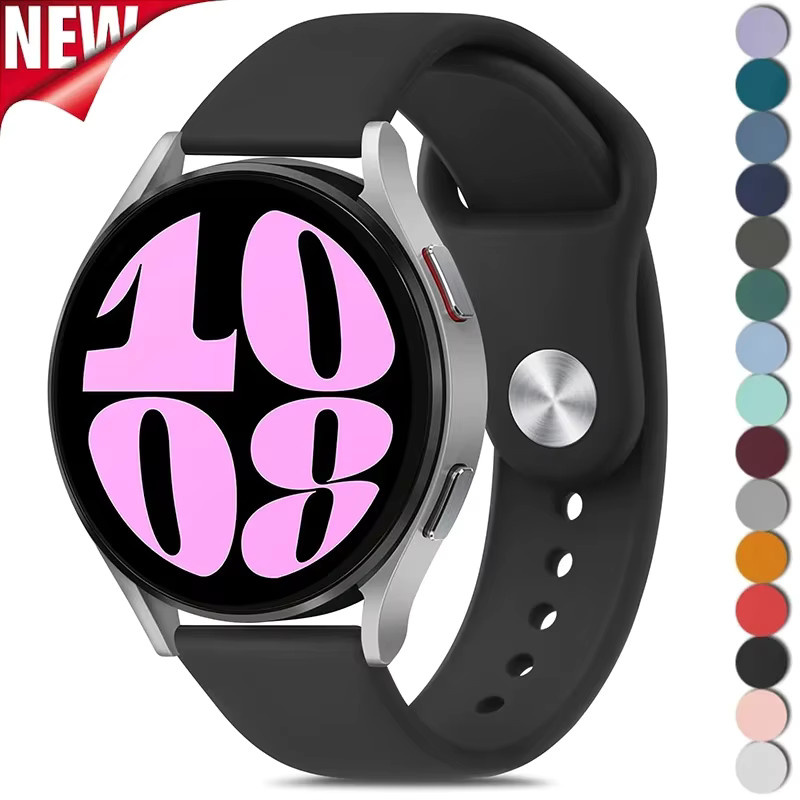 CAOWTAN Uhrenarmband Silikon, Schwarz, Unisex - Bild 2