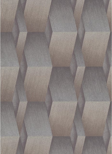 Erismann Vliestapete Guido Maria Kretschmer Fashion for Walls Grafik in Gold und Beige mit geometrischem Abstract-Design - Bild 1