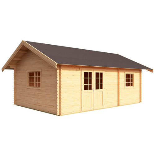 Lasita Maja Gartenhaus Colorado aus Holz in Beige, B/H/T: 675 x 331 x 390 cm - Bild 2