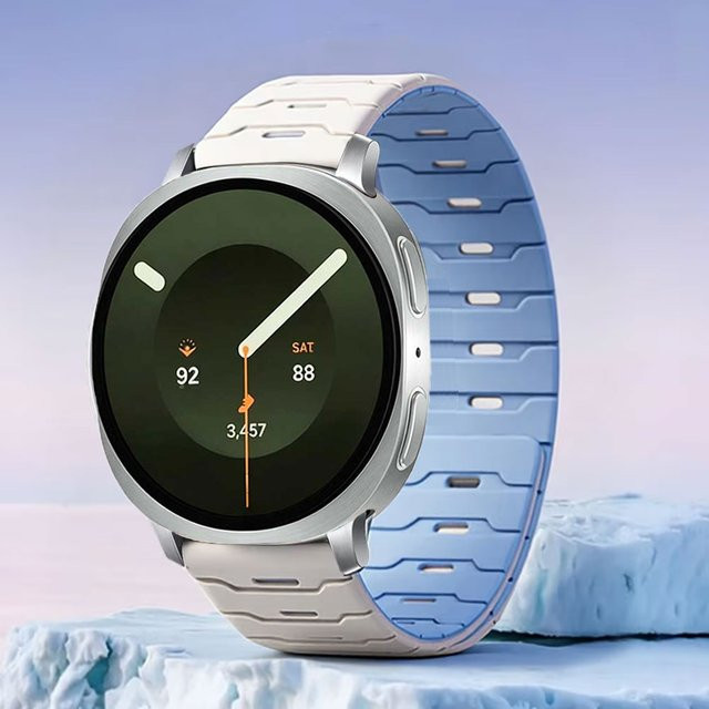 ANGLANG Uhrenarmband Silikon, Bicolor, Unisex - Bild 1
