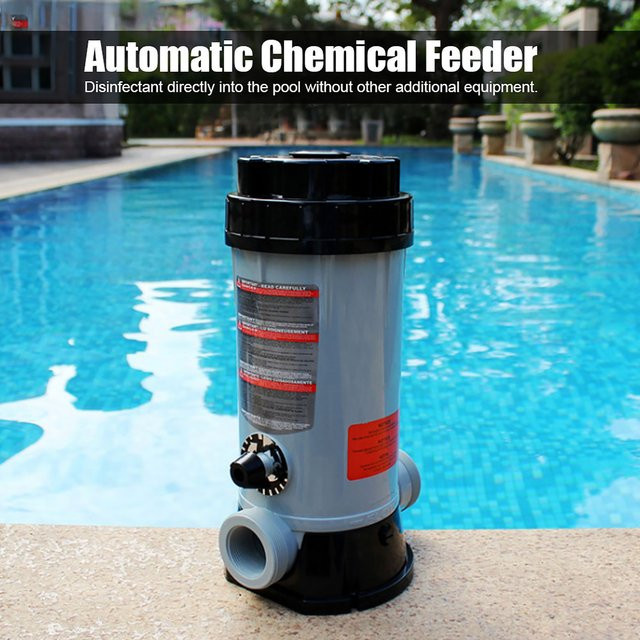 CL-200 Automatischer Chlorspender für die Schwimmbad-Desinfektion, grauer Chlorinator zur Dosierung von Chlor - Bild 1
