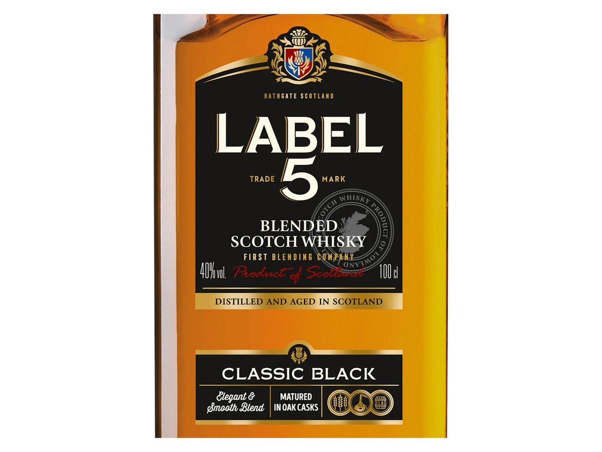 Label 5 Blended Scotch Whisky Schottland 1 l - Bild 2