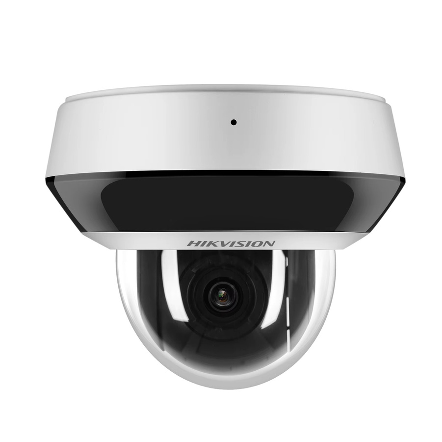 Hikvision 4MP PTZ DS-2DE2A404IWG1-E Mini-Acusense PoE-Überwachungskamera für den Außenbereich mit 4-fachem optischem Zoom, IR und integriertem Mikrofon in Weiß - Bild 2