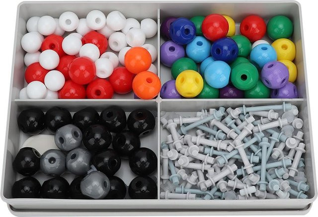 Igeteck Atom-Link-Modell-Set, 240-teiliges Set, weiß - Bild 1