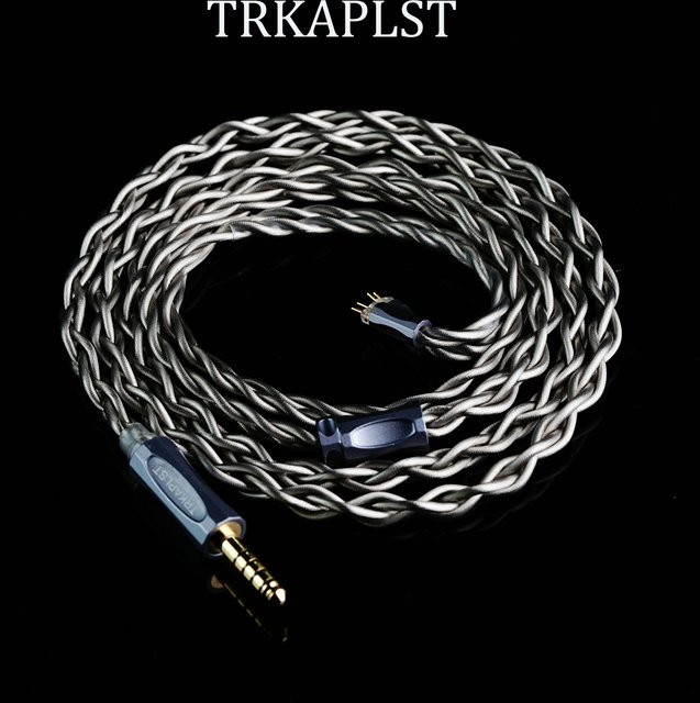 TRKAPLST In-Ear-Kopfhörerkabel in Silber mit 0,78-Pin MMCX und 3,5mm Klinke kompatibel mit HIFIMAN und FIIO - Bild 1