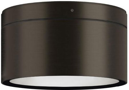 Top Light Puk! 120 One Avantgarde LED-Deckenleuchte in Schwarz und Holz mit mattiertem Glas und warmweißem Licht (2700K) - Bild 1