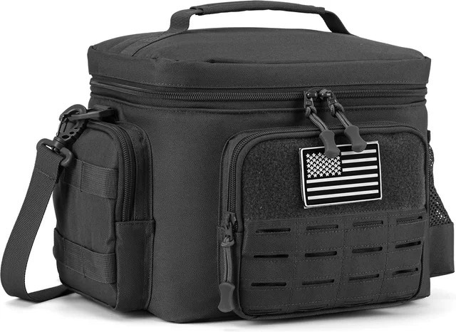 ReFire Gear Taktische Thermo-Kühltasche in Schwarz, isolierte und auslaufsichere Lunchbox für Camping und Outdoor - Bild 1