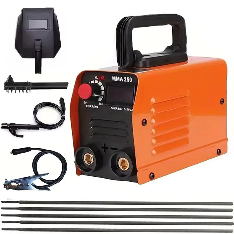 WUIETI Mini-Lichtbogenschweißgerät MMA-250, Tragbares IGBT-Inverter Elektroschweißgerät in Orange, 20-250A - Bild 2